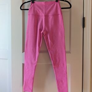 Beyond Yoga Leggings XS Pink Hype Heather Caught in the Midi High Waisted